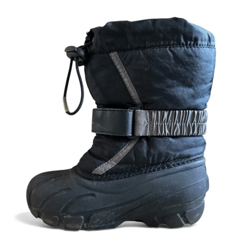 Sorel Kids Waterproof Snow Boots Insulated Warm Winter Outdoor Shoes Black 11
